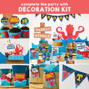 Kraken Birthday Party Octopus Pirates Party