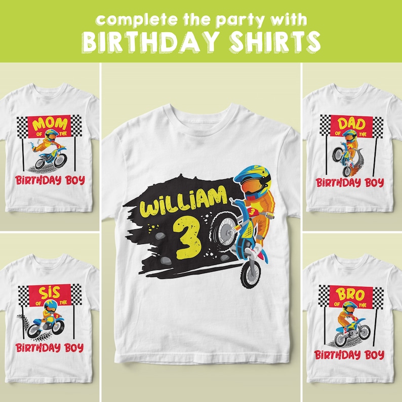 Dirt Bike Party Photo Booth Printable Kit/ Motocross Party Etsy