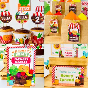 Farmers Market Party, Play Pretend for Classroom Play, Imaginative Play, Dramatic Play, Market Themed Birthday Party, Locally Grown Baby Shower Party, Fruits and Vegetables Market Decor, Country Farm Market Party