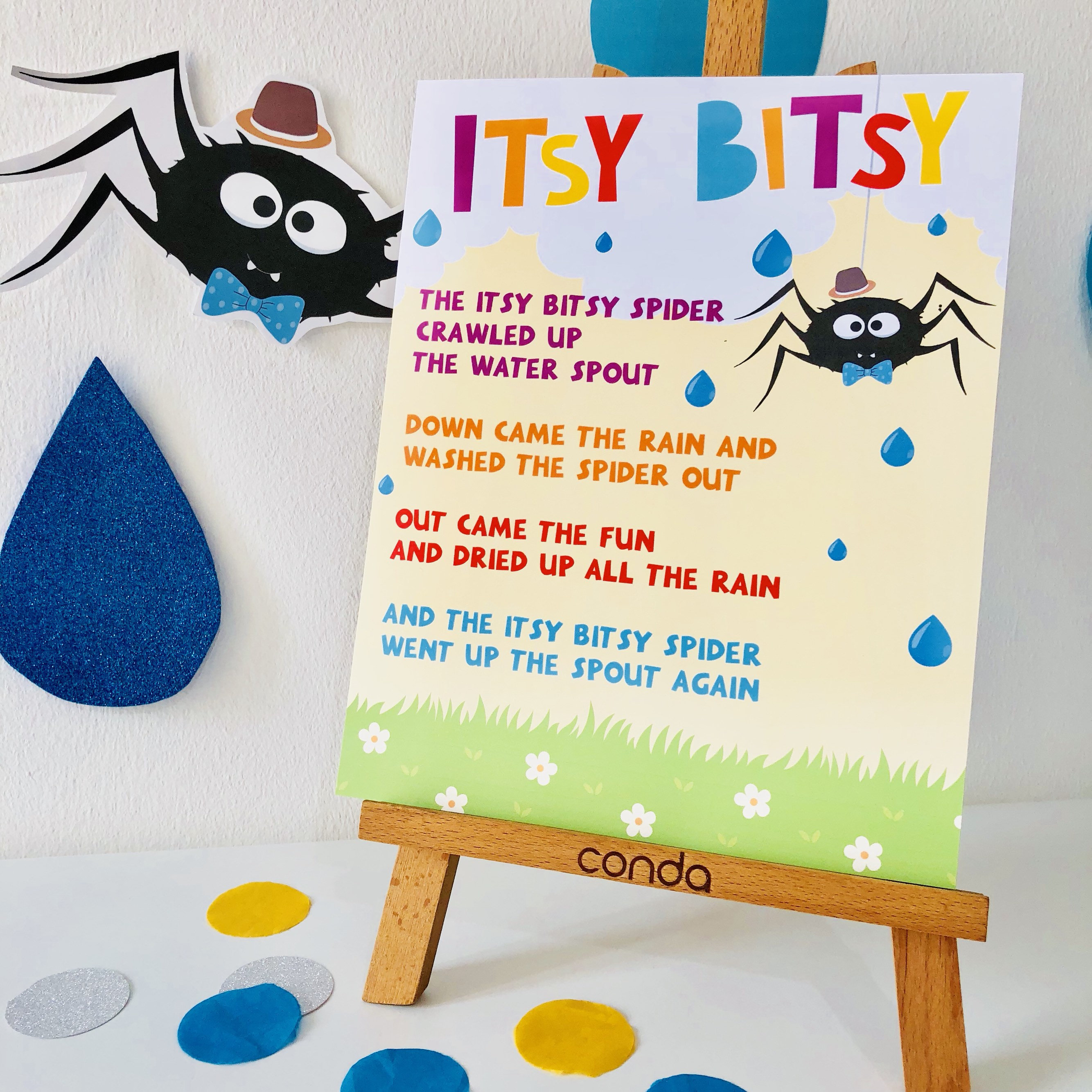 ITSY BITSY SPIDER - Song for Children 