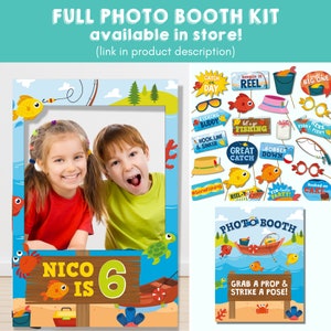 Fishing Party Photo Booth Photo Props