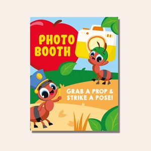 Ants Go Marching Party Photo Booth Photo Props