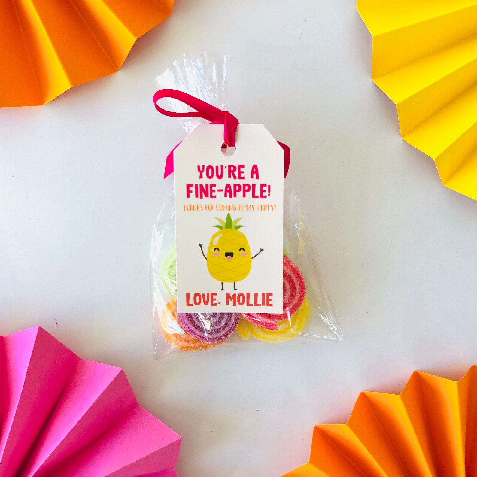 Tutti Frutti Party Favor Tags/ Twotti Frutti Gift Tags/ Cute Etsy