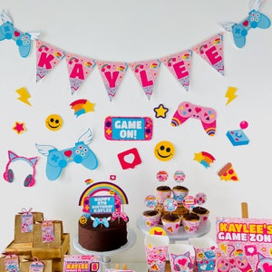 Gamer Girl Party Decorations