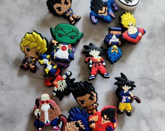 Heroic energy anime rubber shoe charms