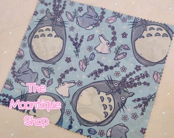 Anime | forest spirit | lavender crystal Cleaning Cloth