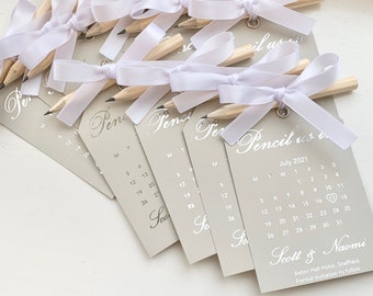 Folie Bleistift uns in, Save the Date Kalender, Hochzeitseinladungen, Pergament Einladungen