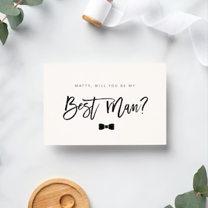 seras-tu mon témoin | Carte Serez-vous personnalisée | Carte de mariage | carte avec impression | Or | Garçon d'honneur | Garçon d'honneur | Merci