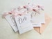 Vellum foiled proposal cards, mini bridesmaid cards, will you be my cards, 4x3 inch, rose gold, gold, silver, pink foil 