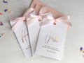 Vellum foiled thank you cards, mini bridesmaid cards, thank you for being my, 4x3 inch, rose gold, gold, silver, pink foil