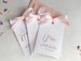 Vellum foiled thank you cards, mini bridesmaid cards, thank you for being my, 4x3 inch, rose gold, gold, silver, pink foil 