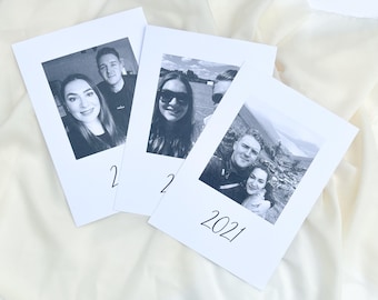 Personalized Photo Wedding Table Numbers: Custom Stationery