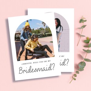 Proposta di matrimonio personalizzata con foto, biglietto di proposta per damigella d'onore, vuoi essere la mia damigella d'onore, la mia damigella d'onore, la mia damigella d'onore, la mia damigella d'onore