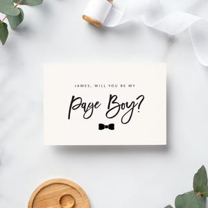 Cartão de você será meu pajem | Cartão personalizado de você será | Cartão de dia do casamento | Cartão com efeito laminado | Dourado | Padrinho | Padrinho de casamento | Obrigado