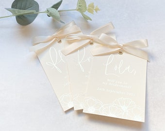 Bridesmaid floral proposal cards, will you be my bridesmaid, foiled bridesmaid cards, wedding card, rose gold, gold, silver, pink foil