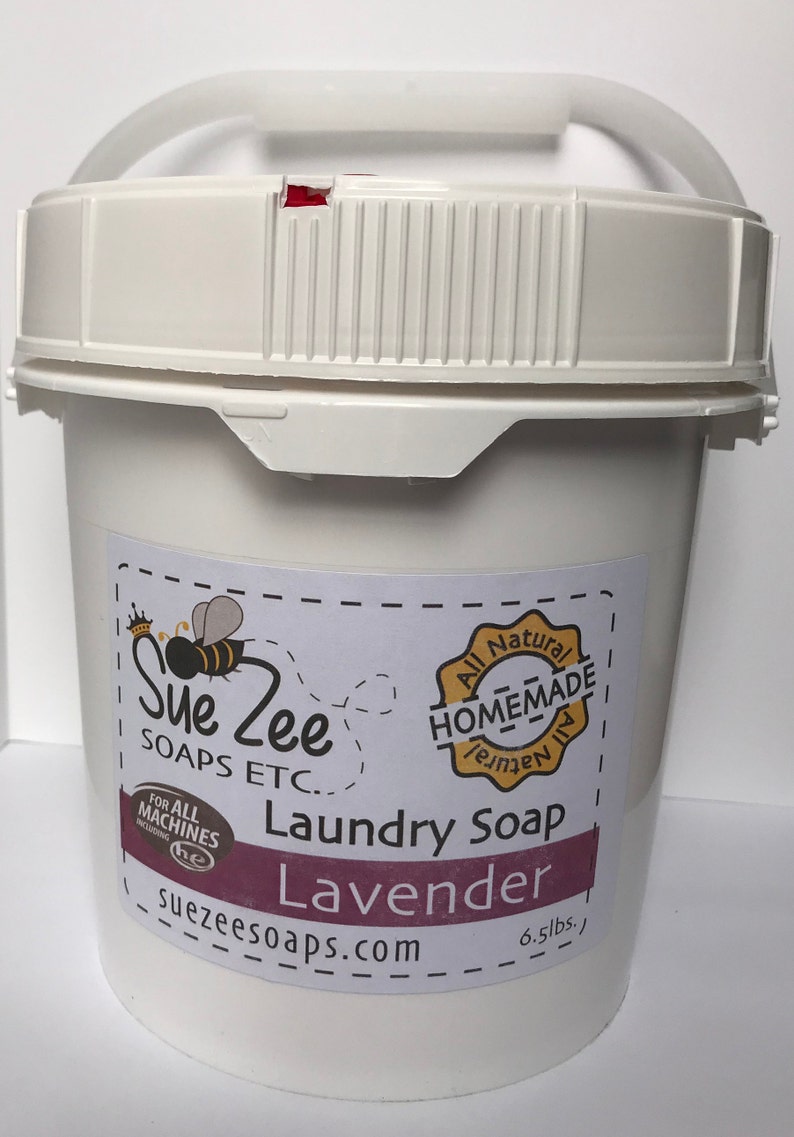 Homemade Laundry Soap 6.5LB Bucket Etsy