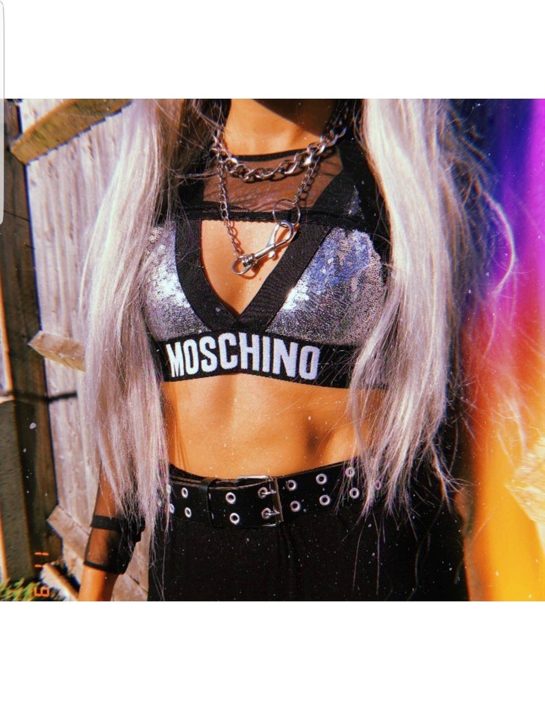 moschino bralette festival