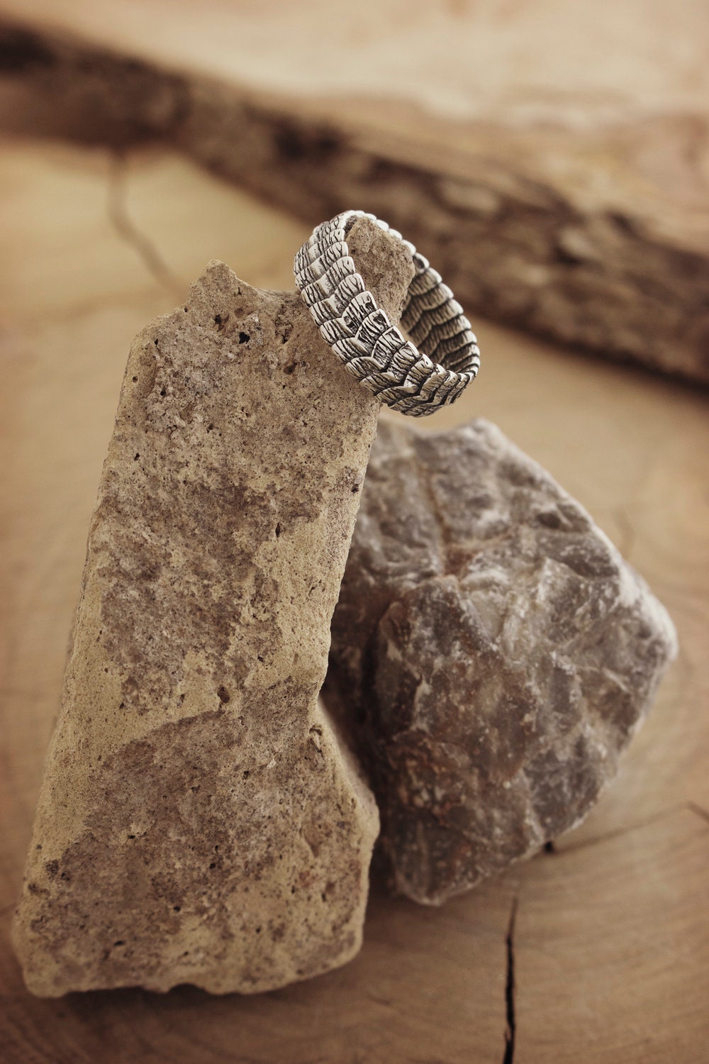 Unique Pattern Design Ring, 925 Sterling Silver Ring, Unisex