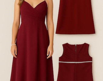 Custom Girls Dress Made From Your Bridesmaid Dress: Upcycled Keepsake