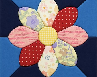 Kinusaiga Kit | Patchwork Flower Fabric Art Craft | Beginner No-Sew DIY Project
