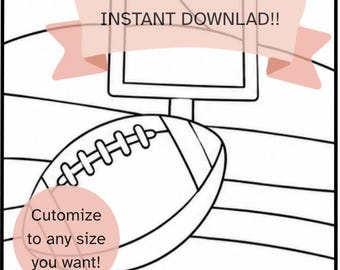 Football Kinusaiga Pattern | No-Sew Fabric Art Template (Digital Download)