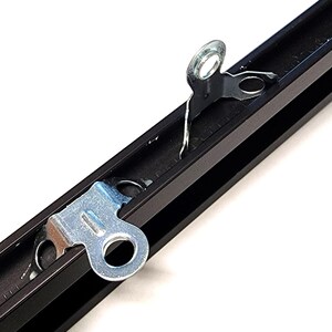 Snap Hanger, Metal Aluminum Frame Hardware, Genuine Nielsen®, 50, 100 pack image 6