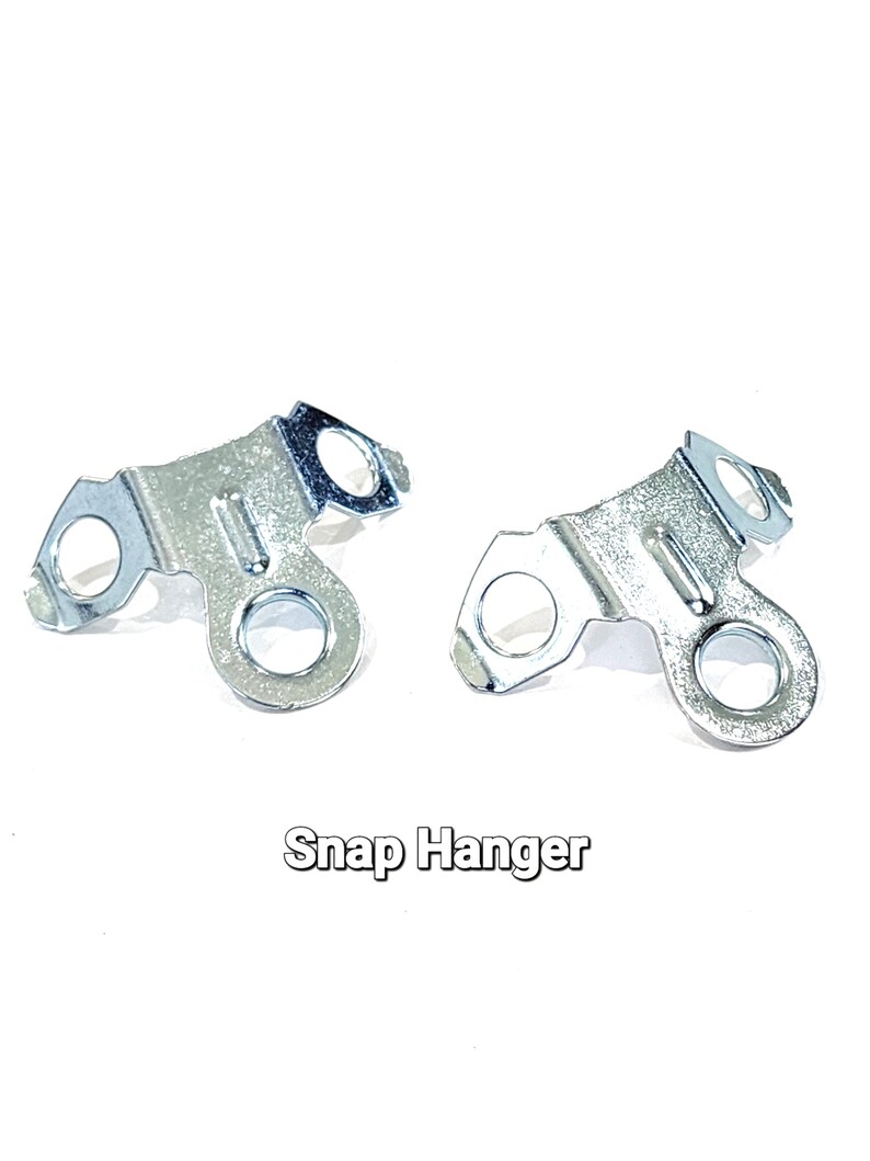 Snap Hanger, Metal Aluminum Frame Hardware, Genuine Nielsen®, 50, 100 pack image 1