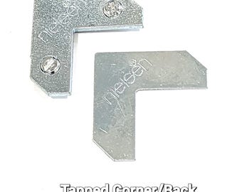 Nielsen Aluminum Metal Picture Frame Tapped Corner, Back Plate (4 Pack)