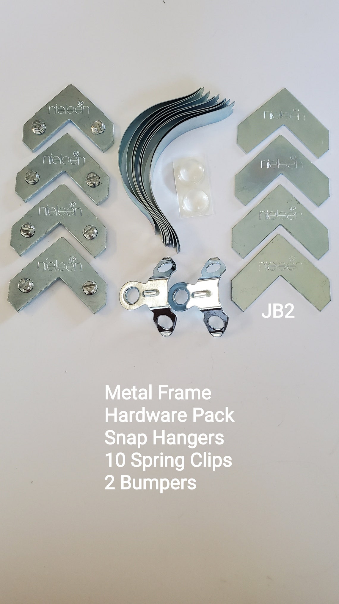 3 Pack Aluminum Metal Picture Frame Hardware Pack Nielsen® Etsy