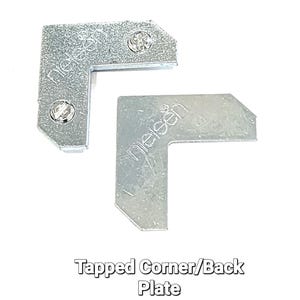 Metal Picture Frame Hardware, Tapped Corner with Back Plate, Nielsen® Brand, 20 pack (5 frames)