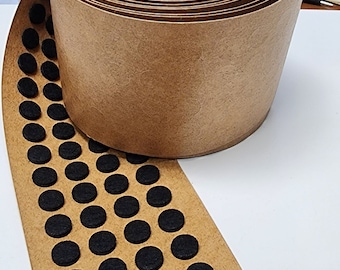 1000 Premium Felt Pads, Feet, Bumpons, Bumpers.  Black, Adhesive Backed, Wall/Table Protection. 1/8 "H x 1/2"Dia.  1000 Bumper Pads.