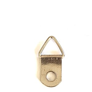 Triangle D Ring Strap Hangers, 1 Hole, Small Picture Framing Hardware, Crafts, Photos, Canvas. 20, 50, 100