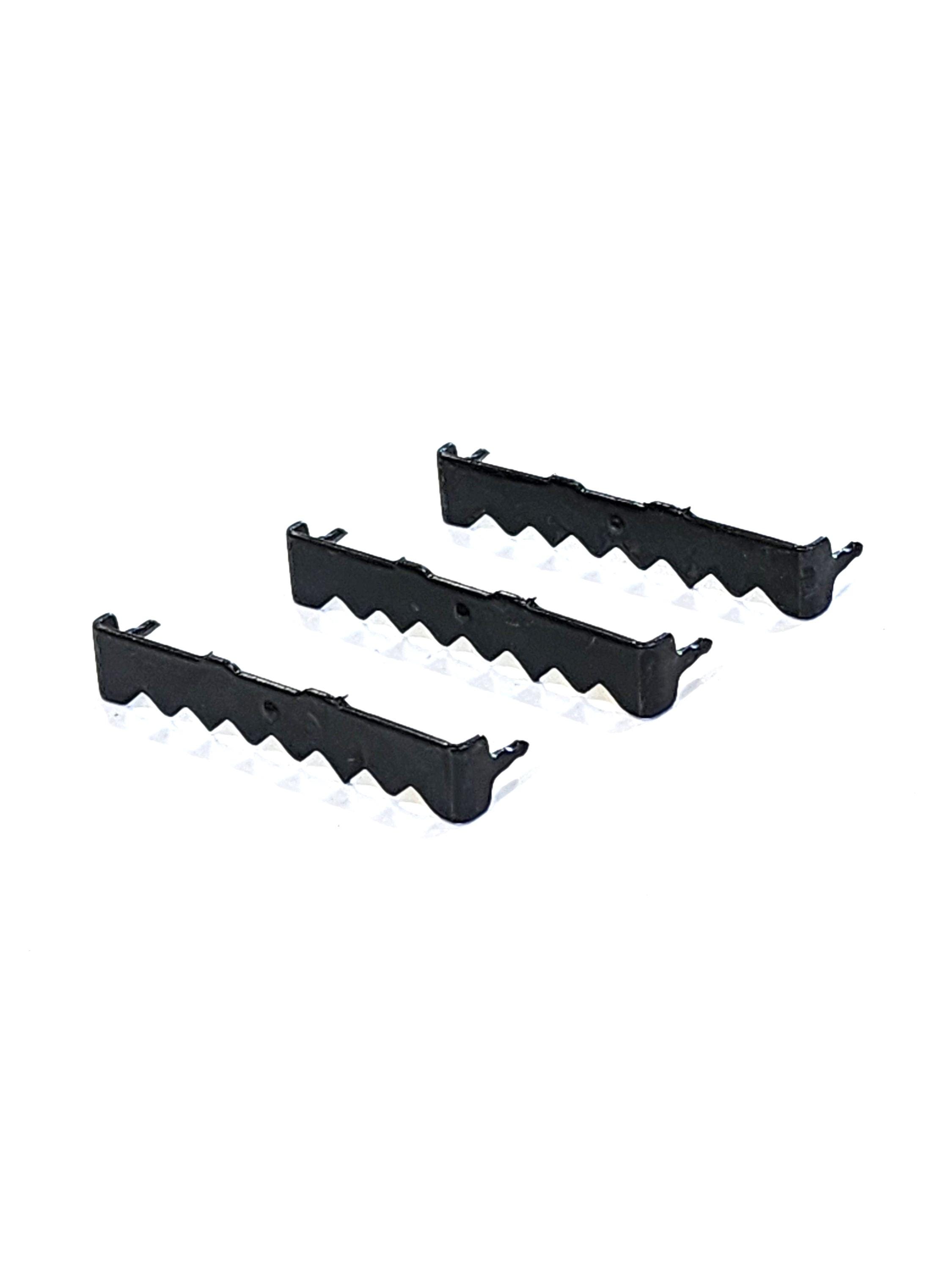 100 Sägezahn-Aufhänger Schwarz Oxidiert – 1-3/4 Zoll, Ohne Nägel, Für Bilder & Spiegel