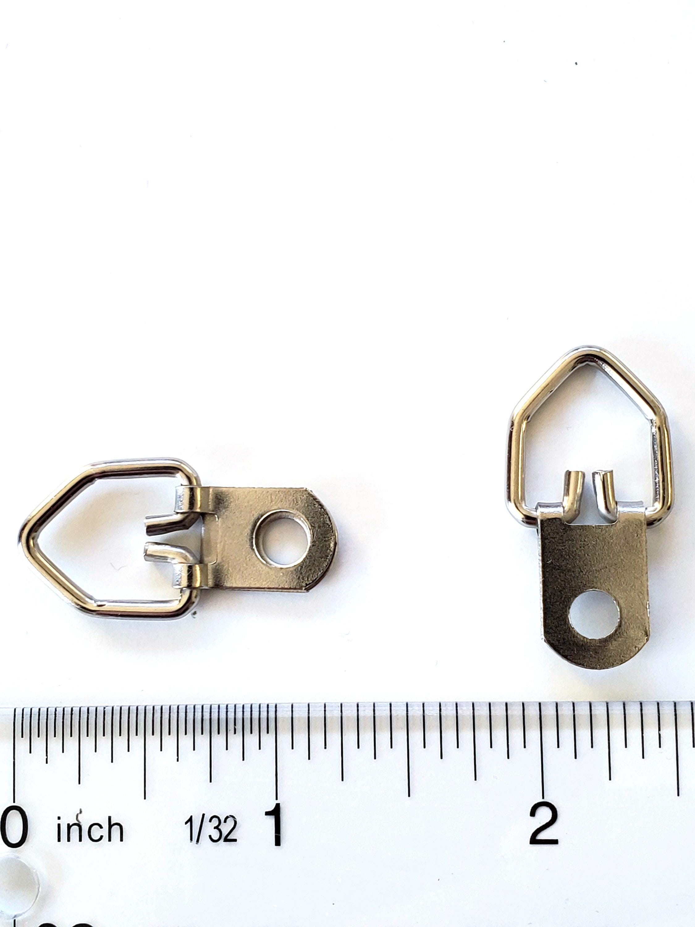 50 Stück D-Ring Aufhänger Für Bilderrahmen – Mit Schrauben, 45 Mm, Metall, Einfache Einloch-Montage