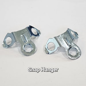 25-Pack Nielsen Notched Hangers - Metal Aluminum Frame Hardware For Picture Hanging