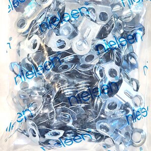 Snap Hanger, Metal Aluminum Frame Hardware, Genuine Nielsen®, 50, 100 pack image 7
