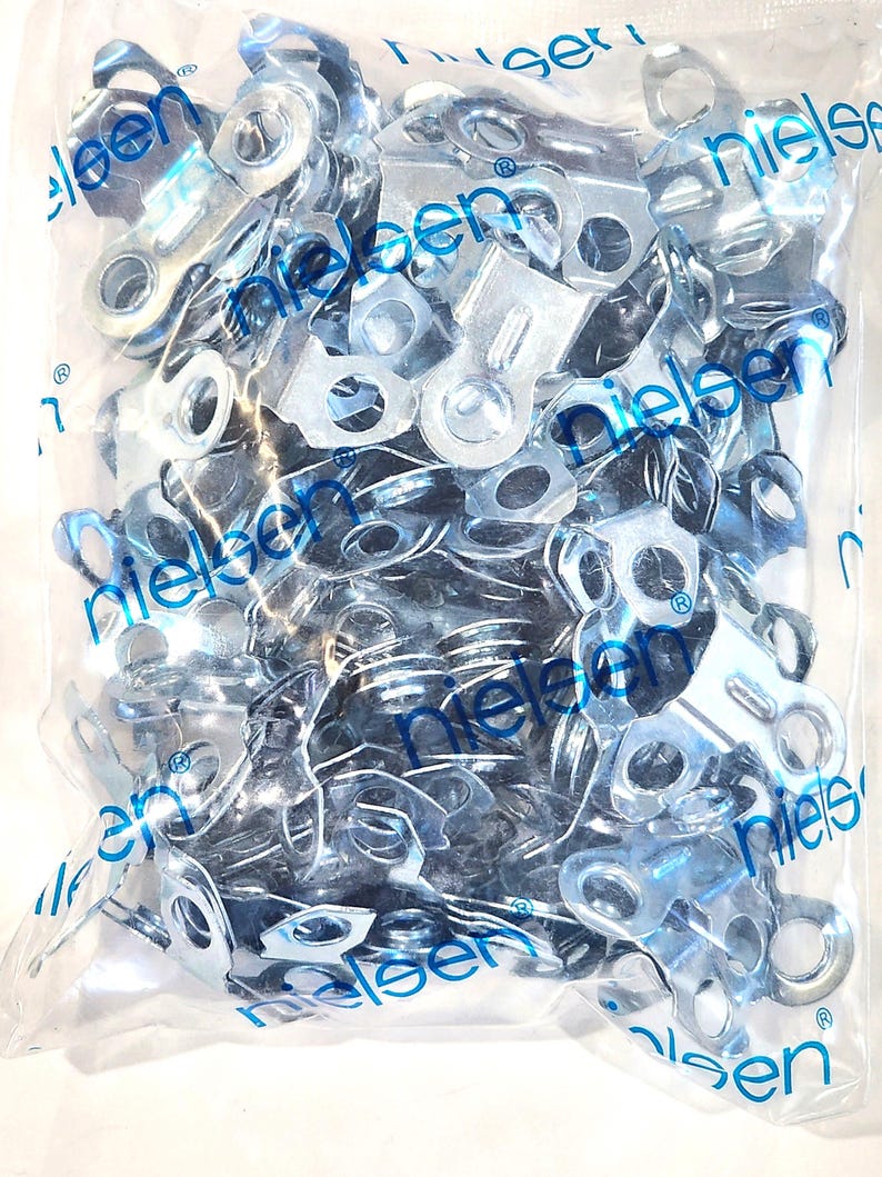 Snap Hanger, Metal Aluminum Frame Hardware, Genuine Nielsen®, 50, 100 pack image 7