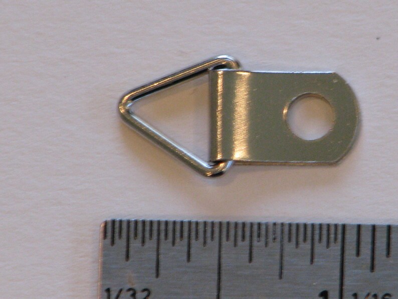 Triangle D Ring Strap Hangers 1 Hole. Small Size Picture Etsy