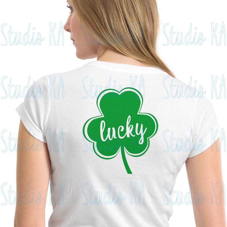 Download Monogram Shamrock Svg Clover Svg St Patricks day Svg | Etsy