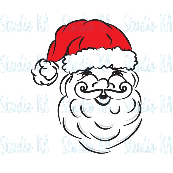 Download Retro Santa Svg Santa Claus Svg File Santa Clipart Santa Etsy Yellowimages Mockups