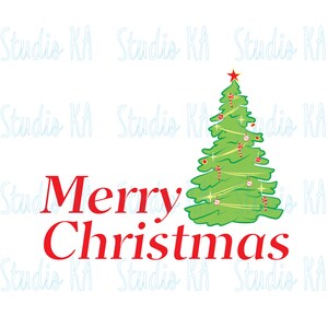 Christmas tree with ornament Svg, Merry christmas Svg files for cricut