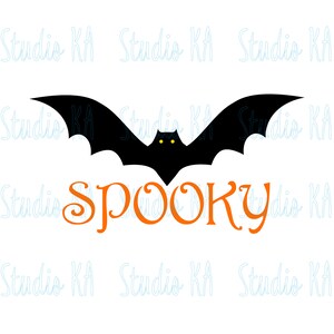 Bat Svg digital download, Spooky Halloween Svg
