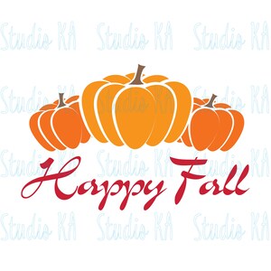 Pumpkin fall svg, Pumpkin fall clipart, Thanksgiving Svg files, Thanksgiving pumpkin svg, Happy fall for cricut, Dxf file, Cut file,