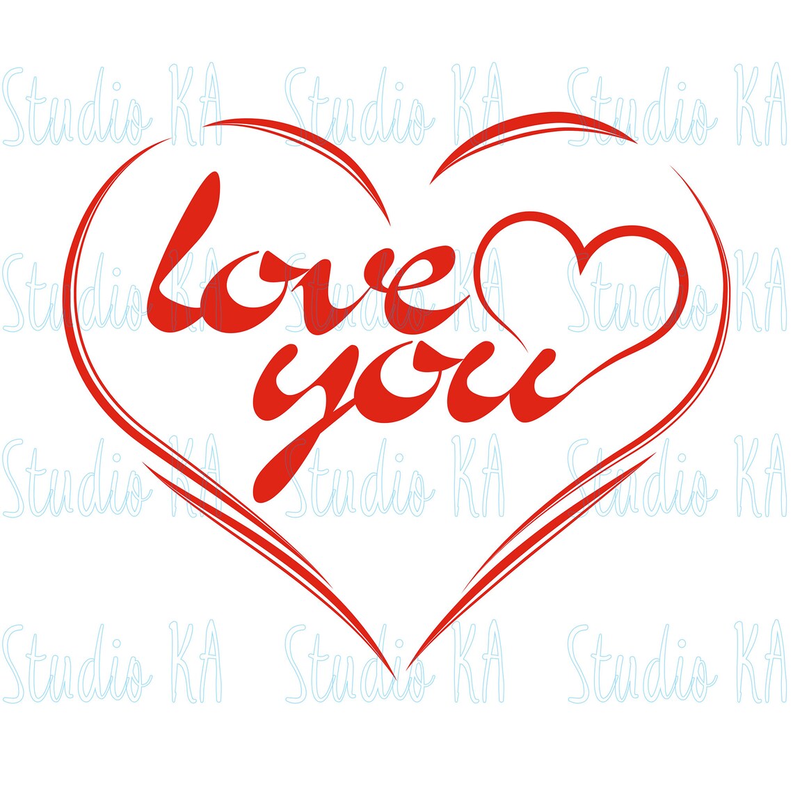 Love Heart Svg File Svg Heart for Shirt Love Cricut Files - Etsy