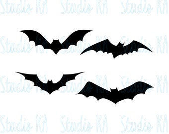 Halloween Bats Svg cut file