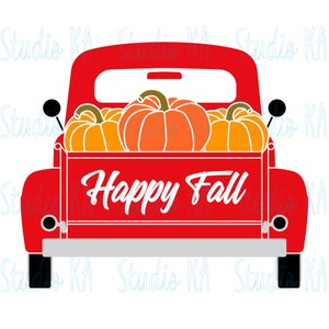 Fall Svg, Pumpkin patch Svg, Pumpkin Svg, Pumpkin truck Svg files for cricut, Thanksgiving Svg, Fall truck clipart