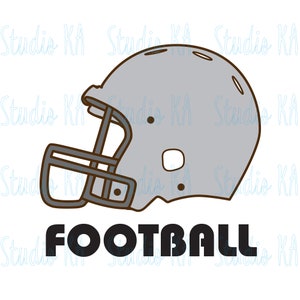 Football helmet Svg cut file, Football helmet clipart, Football Svg, Football Silhouette, Svg files for Cricut, Super bowl Svg