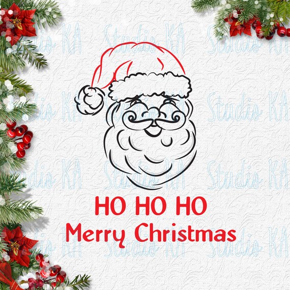 Download Christmas Santa Svg Vintage Santa Svg Santa Claus Svg Cut Etsy PSD Mockup Templates