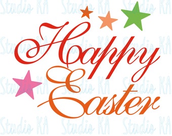Spring Svg, Happy easter clipart, Happy easter Svg cut file, Happy easter Svg file for shirt, Happy easter instant download