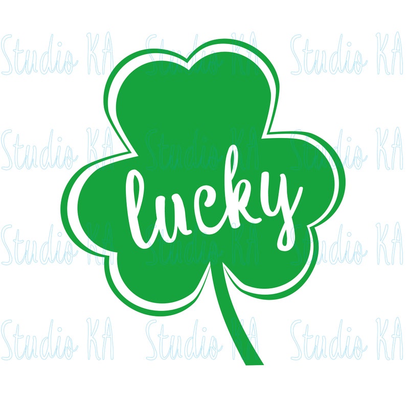 Download Monogram Shamrock Svg Lucky monogram Svg St Patricks day ...